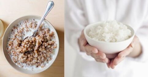 Buckwheat and rice porridge to exit the keto diet