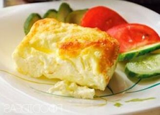 Omelette with vegetables for keto diet