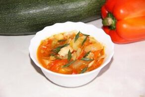 Vegetable Stew for Keto Diet