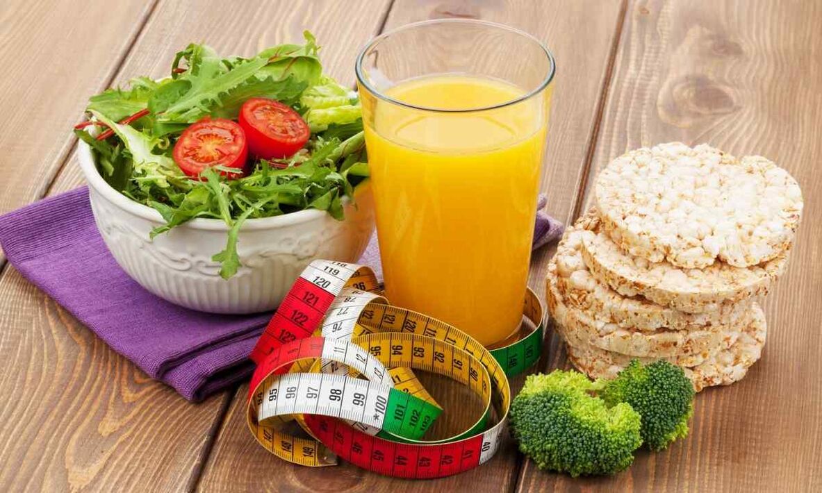 Vegetables roti and juice for weight loss for a month