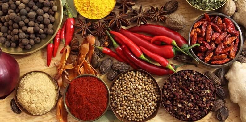 During the diet for pancreatitis, it is necessary to remove spices and spices from the diet. 