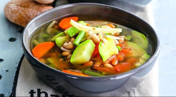 Vegetable Soup - Easy First Course on the Maggi Diet Menu